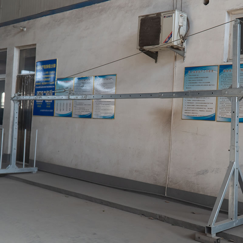 Plataforma suspendida de cuerda de cesta