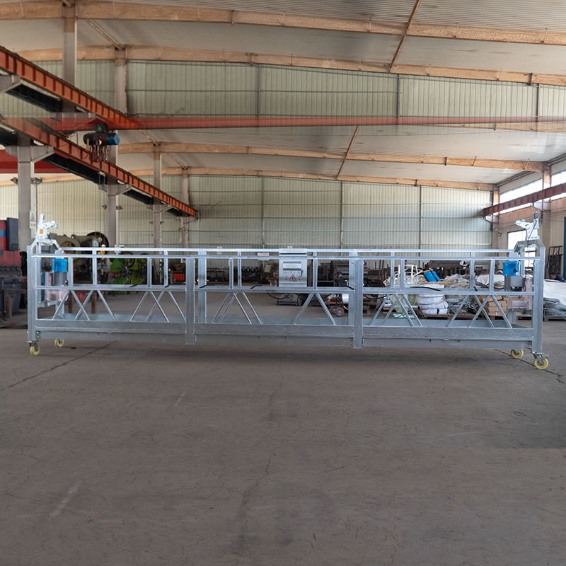 Andamios suspendidos para limpieza