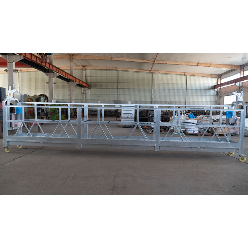 Plataforma suspendida de cuerda de cesta