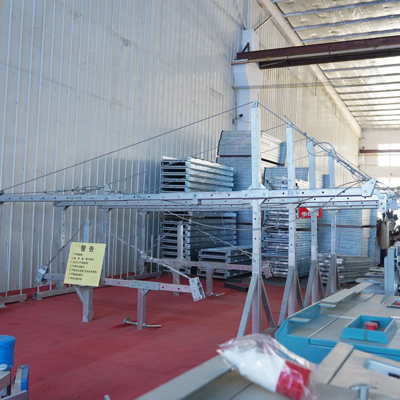 Plataforma suspendida de mantenimiento de puentes