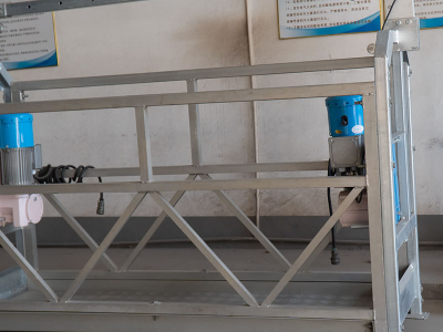 Andamio colgante eléctrico