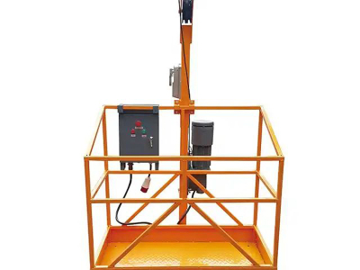 Andamio suspendido de un solo punto