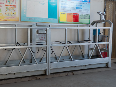 Plataforma suspendida galvanizada