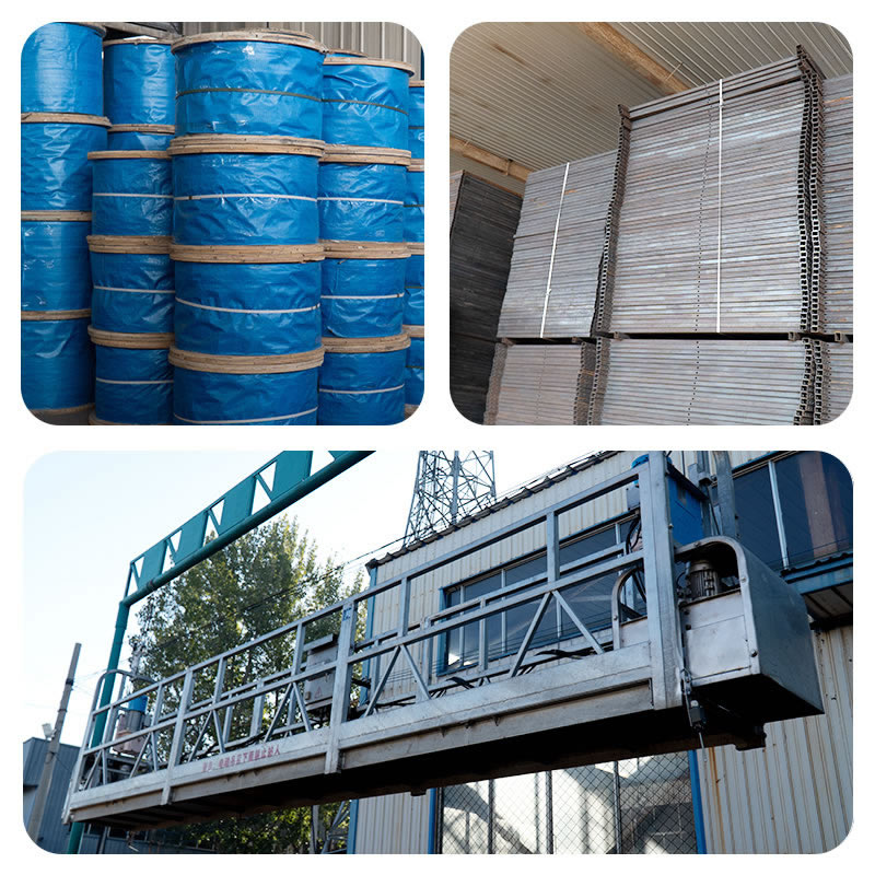 Andamio suspendido de dos puntos Andamio suspendido de dos puntos