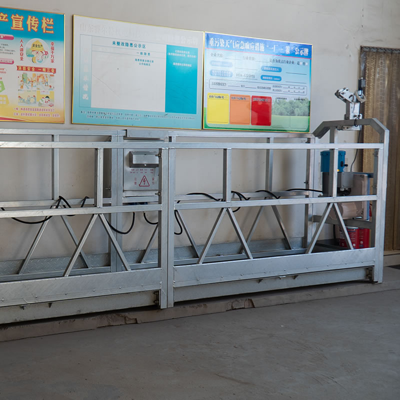 Plataforma suspendida de aluminio para construcción de edificios Plataforma suspendida de aluminio para construcción de edificios