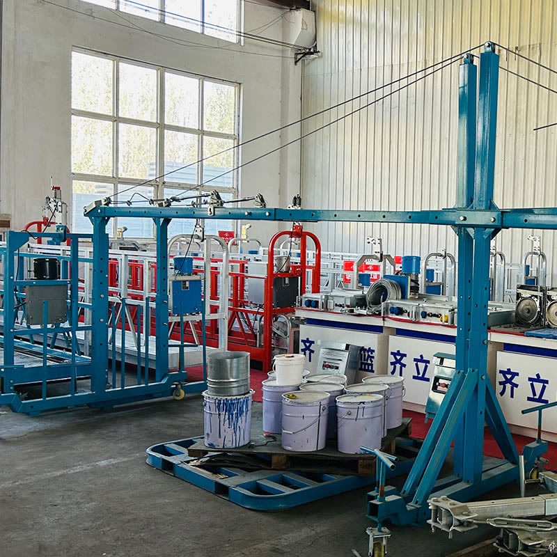 Plataforma suspendida de cuerda de cesta Plataforma suspendida de cuerda de cesta