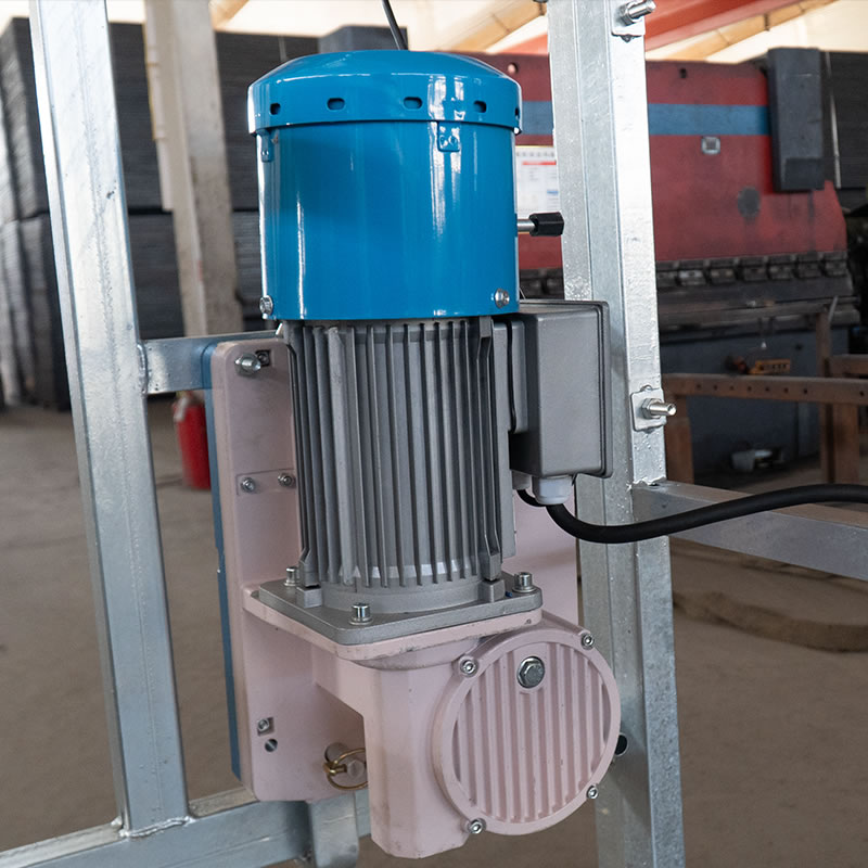 Montaje del motor del polipasto de tracción Montaje del motor del polipasto de tracción