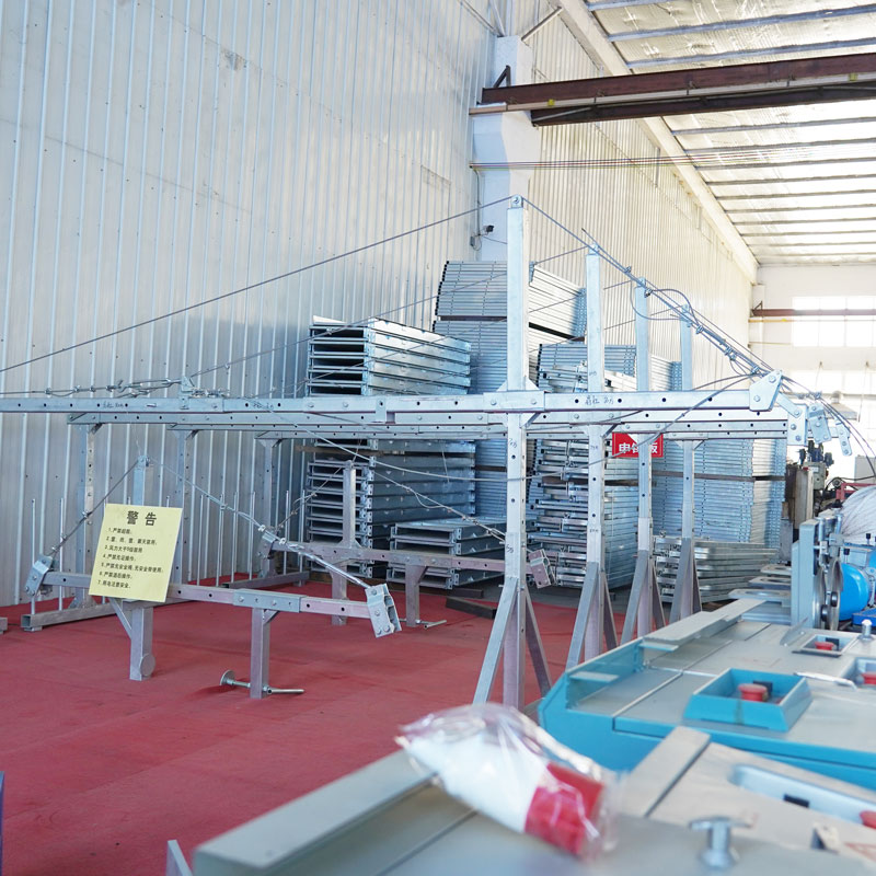 Plataforma suspendida de mantenimiento de puentes